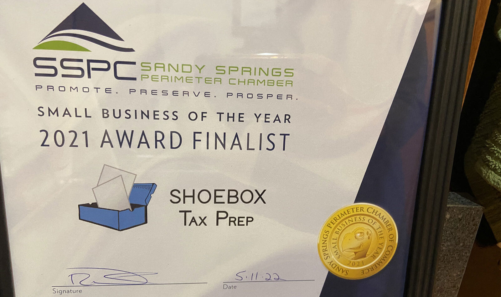 Small Business of the Year 2021 Finalist